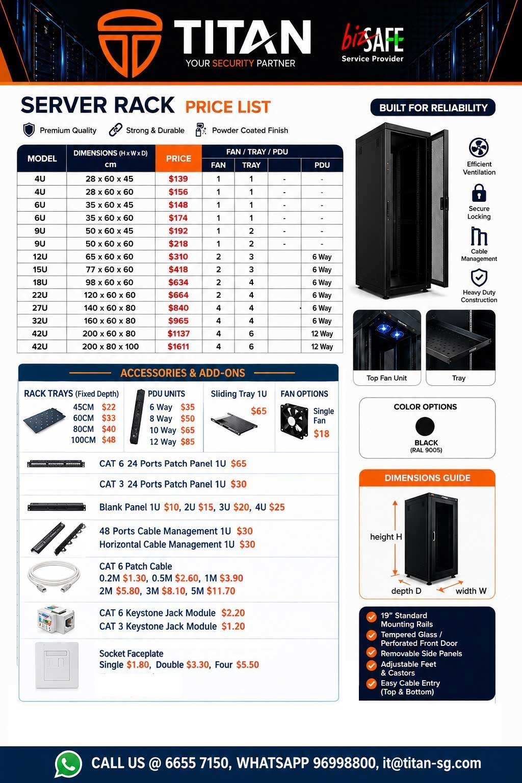 Server Rack Singapore